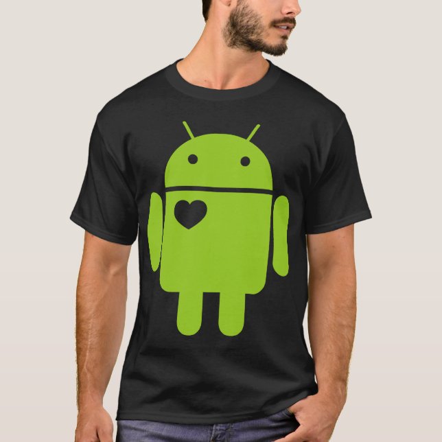 Camiseta <3 Android (Frente)