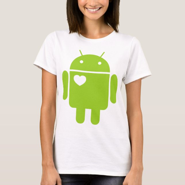 Camiseta <3 Androide (Frente)