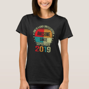 Camiseta 3 anos de idade incrível desde o terceiro aniversá