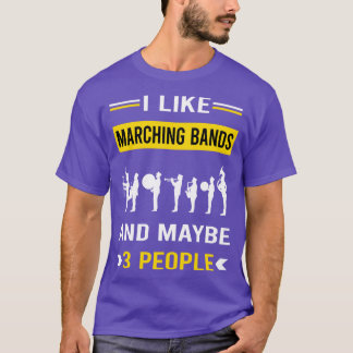 Camiseta 3 Banda de Marcha Pessoas