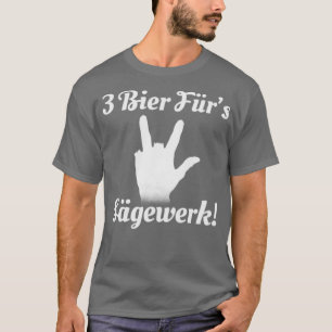 Camiseta 3 Cervejas Para Serração