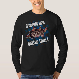 Camiseta 3 Chefes Chihuahua são melhores que 1
