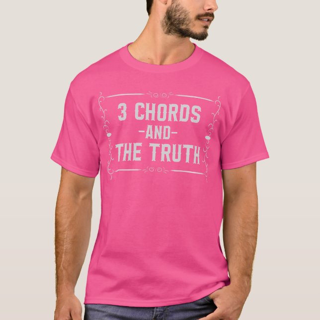 Camiseta 3 Cordas E A Violão Da Verdade Dizendo (Frente)