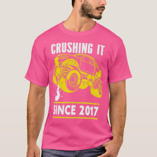 Camiseta 3 Crushing It Since 2017 For A Birthday Child