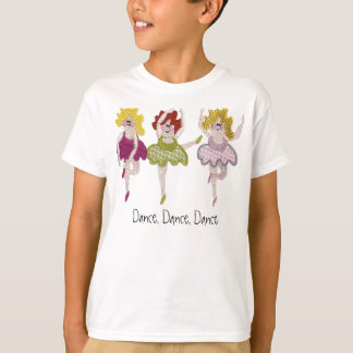 Camiseta 3 dançarinos de balé
