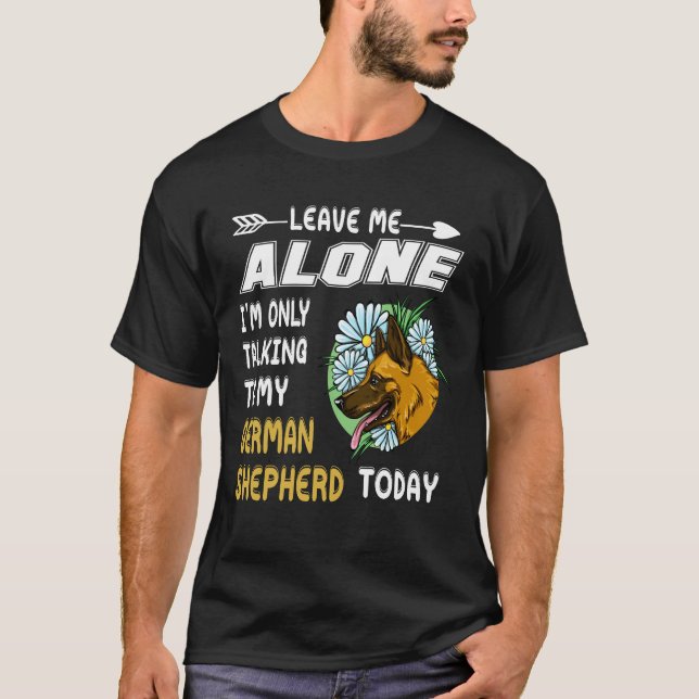 Camiseta 3 Deixe-me em paz, estou apenas conversando com mi (Frente)