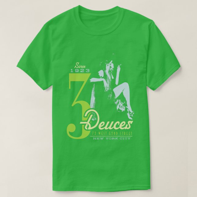Camiseta 3 Deuces Jazz Club (Frente do Design)