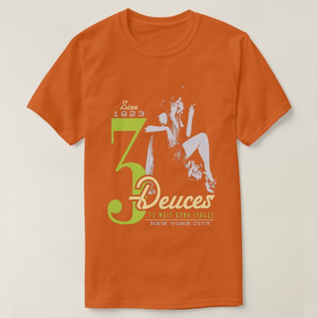 Camiseta 3 Deuces Jazz Club (Frente do Design)