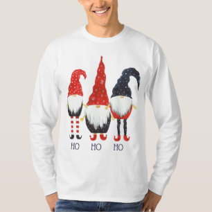 Camiseta 3 Elfos de Natal bonitos, Ho Ho Ho