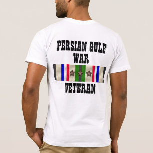 CAMISETA 3 ESTRELAS DE CAMPANHA/VETERANO DE GUERRA GOLFO