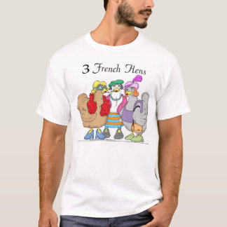Camiseta 3 galinhas francesas
