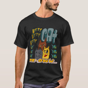 Camiseta 3 gatos - gatinho gato miauuu