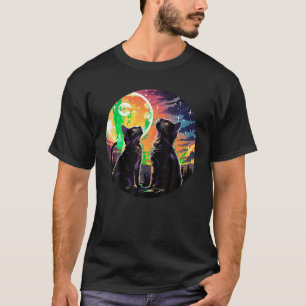 Camiseta 3 Gatos Gato Gato Gato Gato Cabeça Gatos Engraçado