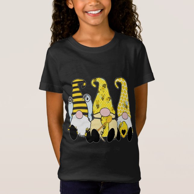 Camiseta 3 Gnomos De Abelhas Amarelas Abelhas Amarelas (Frente)