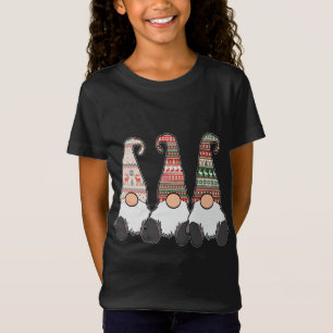 Camiseta 3 Gnomos Nórdicos Festa de Natal Sueco