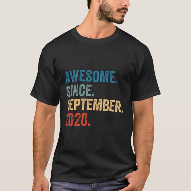 Camiseta 3 Incrível Desde Setembro De 2020 3Rd (Frente)
