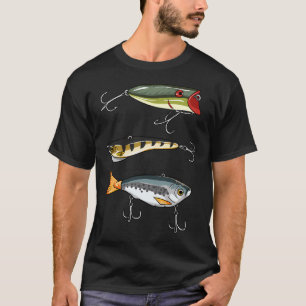 Camiseta 3 Iscas de Pesca