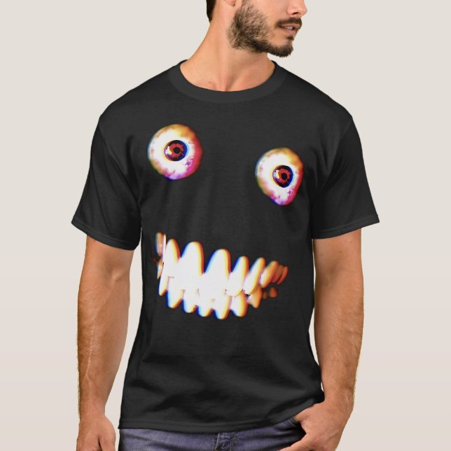 Camiseta 3 Jogos Assustadores Markiplier Rosto Assustador (Frente)