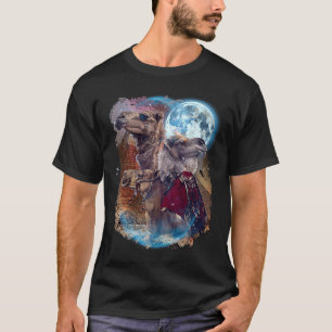 Camiseta 3 Lua Camel Llama Alpaca Animal