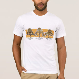 Camiseta 3 macacos sábios