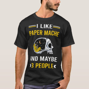 Camiseta 3 Mache de Papel do Pessoas