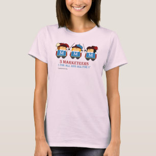 Camiseta 3 Marketeers - para as senhoras