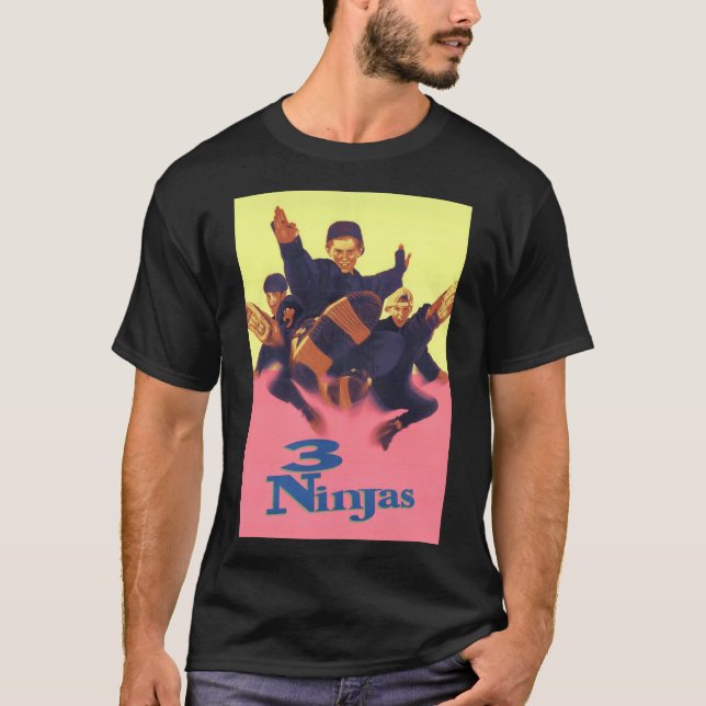Camiseta 3 Ninjas Classic T-Shirt (Frente)