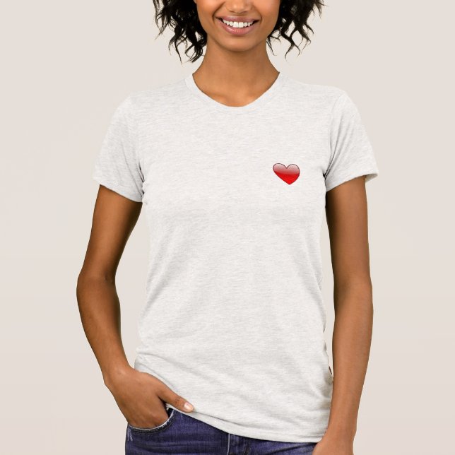 Camiseta <3 no Seu Coração (Frente)