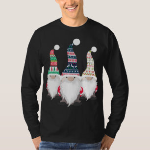 Camiseta 3 Nórdicos Gnomos Suecos Nisse Tomte Christmas Paj