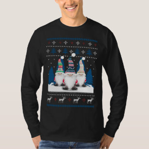 Camiseta 3 Nórdicos Gnomos Suecos Nisse Tomte Natal Feio