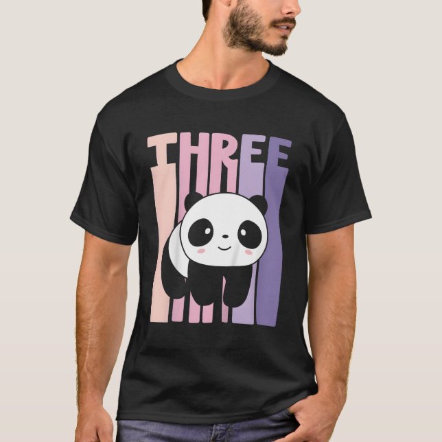 Camiseta 3 Panda 3Rd B-Day (Frente)