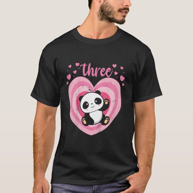 Camiseta 3 Panda 3Rd B-Day (Frente)