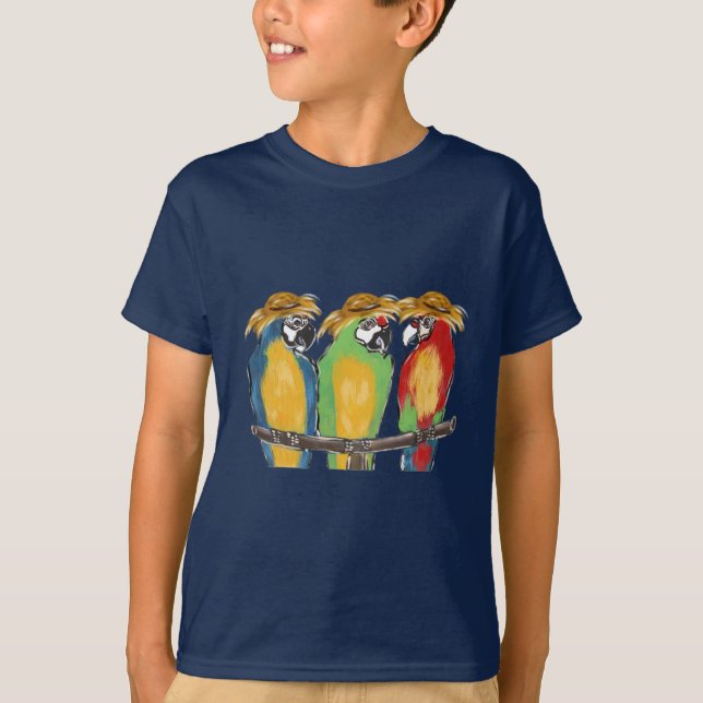 Camiseta 3 Papagaios (Frente)