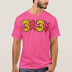Camiseta 3 Para 3 Abaixo O Presente Funny Softball Lovers