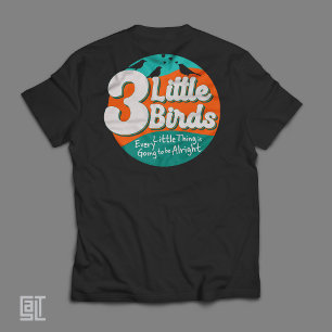 Camiseta 3 Pequenos Pássaros Música Reggae