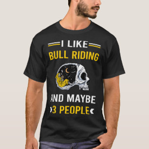 Camiseta 3 Pessoas Bull Rider Rodeo