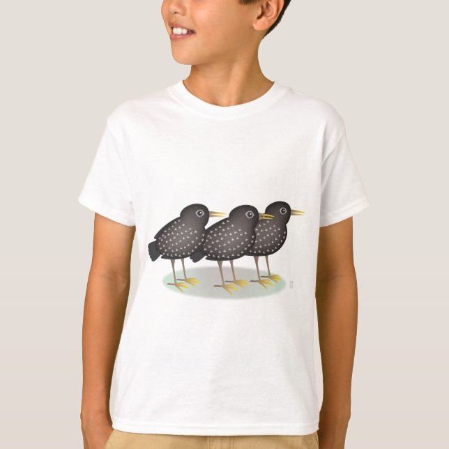 Camiseta 3 starlings (Frente)