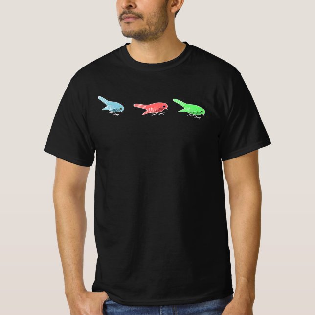 Camiseta 3 Three Little Birds Everything Irie Rasta Reggae (Frente)