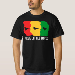 Camiseta 3 Três Pequenas Aves Tudo Irie Rasta Reggae