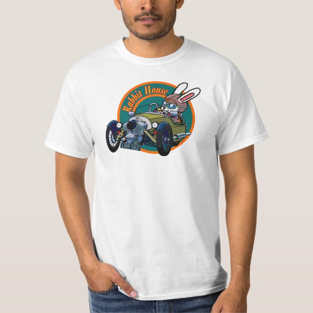Camiseta 3 Wheeler - 白 (Frente)