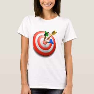 Camiseta 3D arremessa o TShirt do BullsEYE