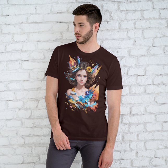Camiseta 3D Beauty Queen T-Shirt (Criador carregado)