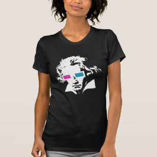 Camiseta 3D Beethoven