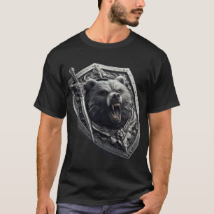 Camiseta 3d Blindagem do urso