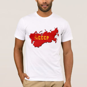 Camiseta 3D CCCP (mapa)