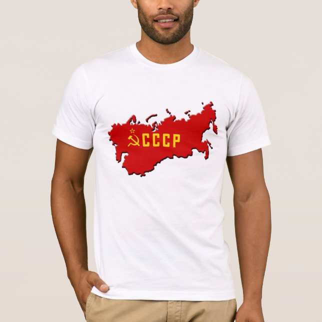 Camiseta 3D CCCP (mapa) (Frente)