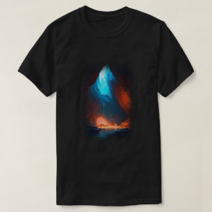 Camiseta 3d Dentro brilhante