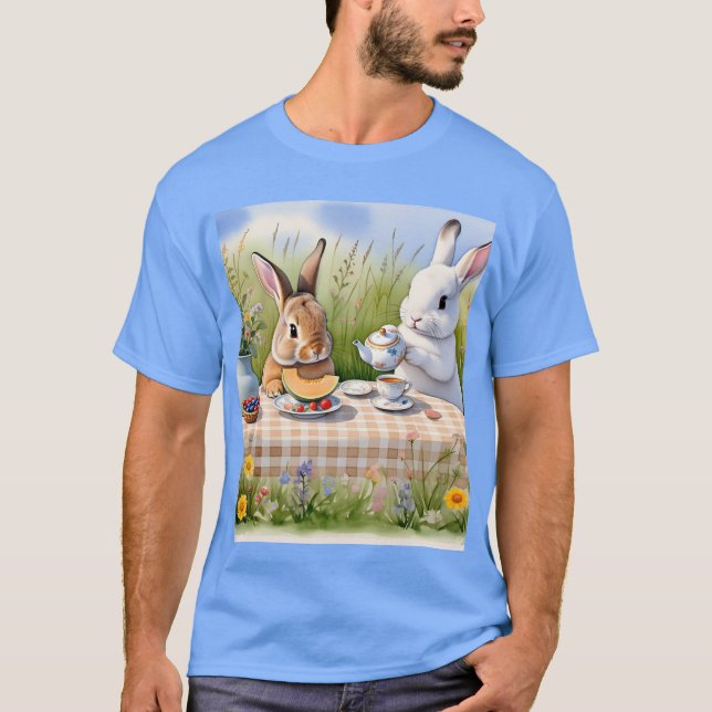 Camiseta 3D Digital Arte Colorida | Ajustado perfe (Frente)