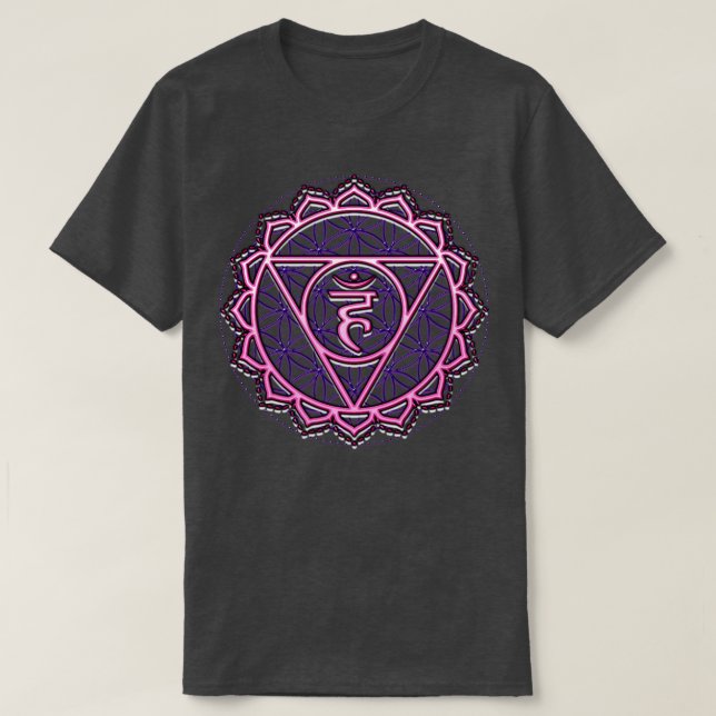 Camiseta 3d Flor Da Vida Meditação Chakra Espiritualidade (Frente do Design)