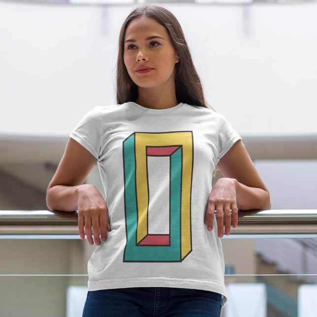 Camiseta 3d Forma Retroativa (Criador carregado)